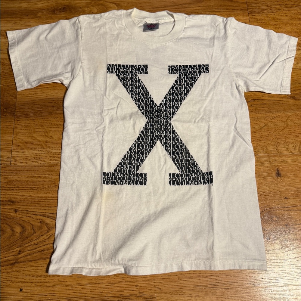 Vintage Malcolm X Civil Rights T Shirt Size Medium Made In USA